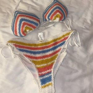 Billabong x Wrangler Crochet Bikini